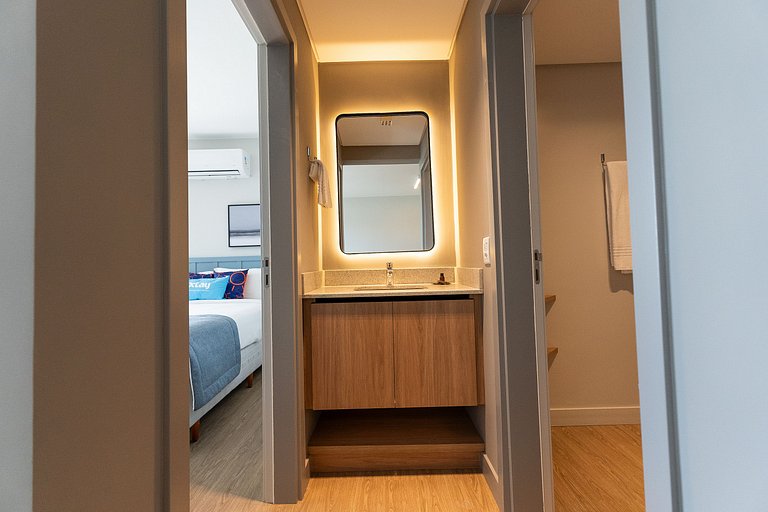 Apartamento de 1 dormitorio con jardín