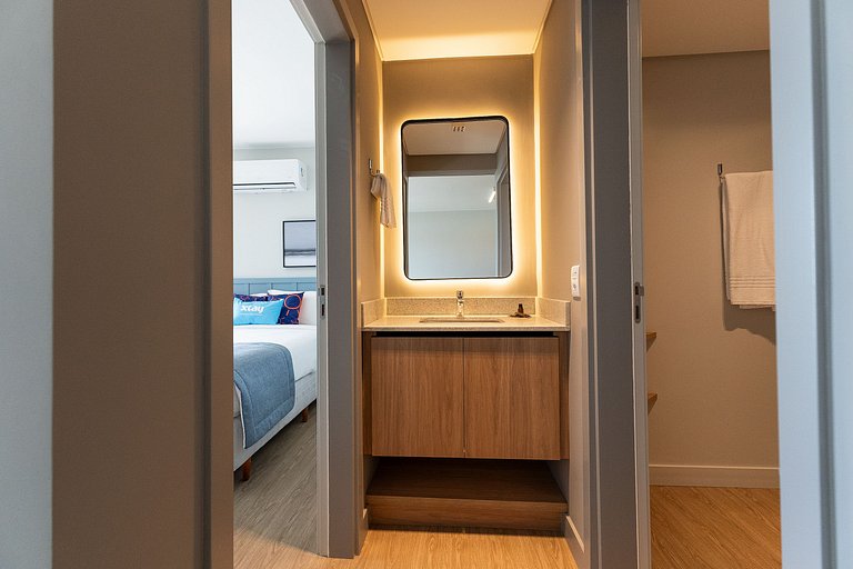 Apartamento de 1 dormitorio con vista