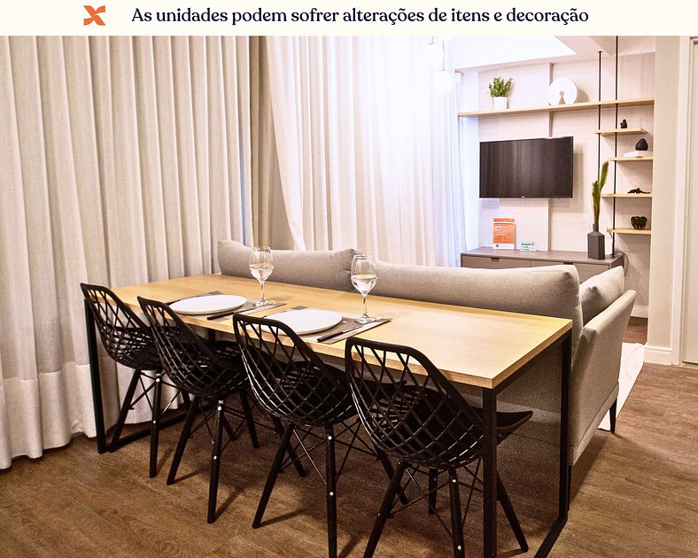 Apartamento Duplex 1 cama casal