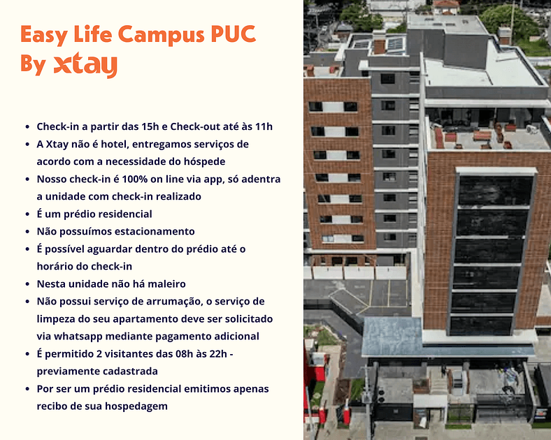 Easy Life Campus PUC by Xtay: Sua moradia em Curitiba