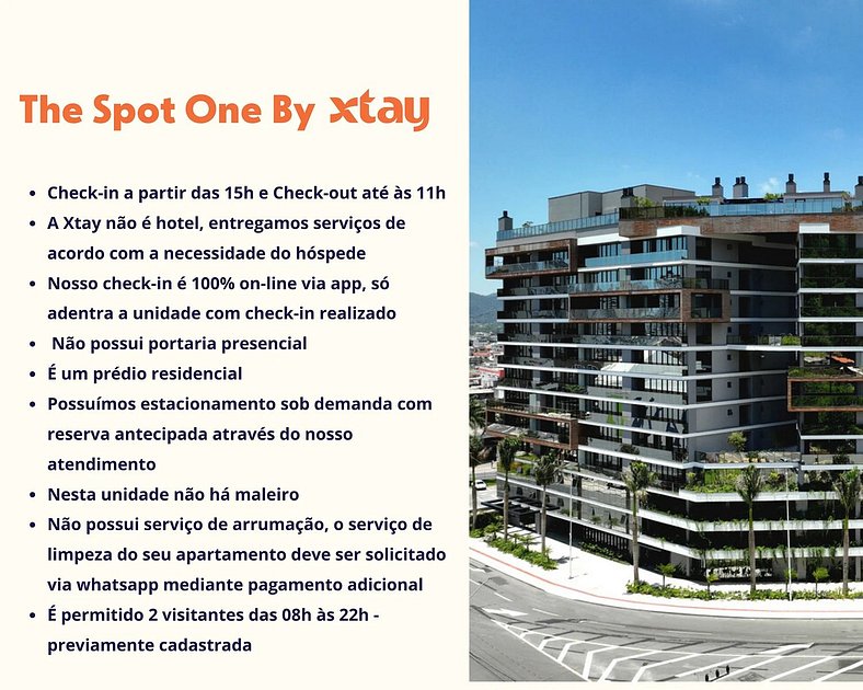 The Spot One By Xtay - Conforto e sofisticação em Balneário